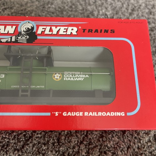 American Flyer 6-48403 S Gauge British Columbia Tank Car LN - Picture 3 of 6