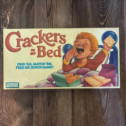 VTG Crackers in My Bed Board Game COMPLETE Parker Brothers 1987 Complete