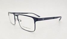 Emporio Armani Eyeglasses NEW EA 1170 Color 3396 Matte Blue Size 55 Men's Square