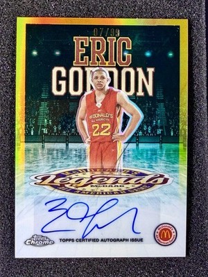 Eric Gordon LEGENDS AUTO Green /99 2025 Topps Chrome McDonald's
