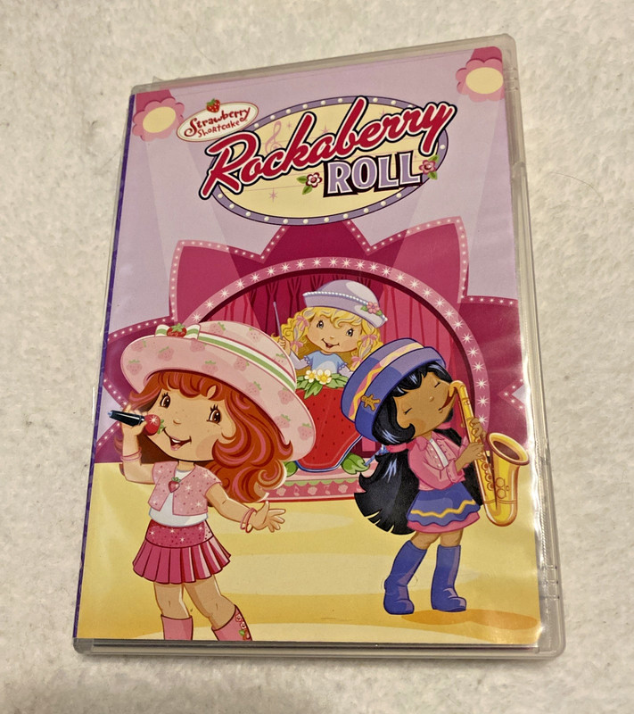 VINTAGE Strawberry Shortcake ROCKABERRY ROLL DVD Video 2007