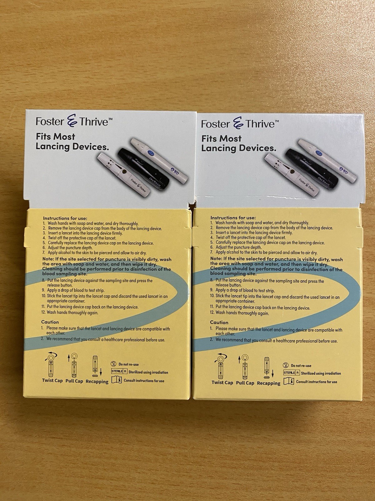 Foster & Thrive Trividia True Metrix Blood Glucose Test Strips Lancets 200 Count