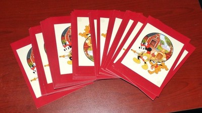 WALT DISNEY MICKEY MOUSE PLUTO AMERICAN HEROES SERICEL PROMO CARD LOT OF 60+
