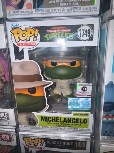 Funko Pop Michelangelo 9500 Limited Edition Supreme #1749 + Protector