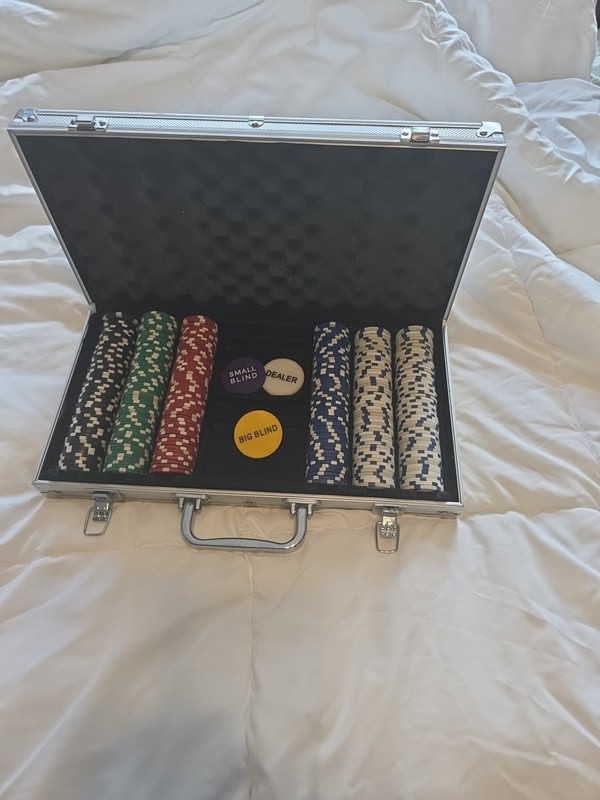 Poker Chip Set + Metal Case 