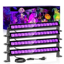 45W Black Light Bar,Black Lights for Glow Party,Waterproof with Plug  Switch...