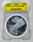 1989-S American Silver Eagle Proof PGS Holder US Mint $1 Coin