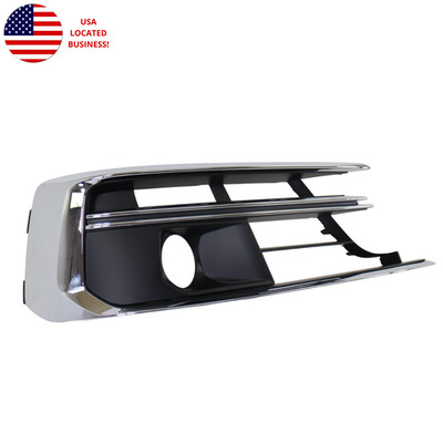 fits 2019- 21 A8 base frt bumper RT side grille insert radar bezel trim new
