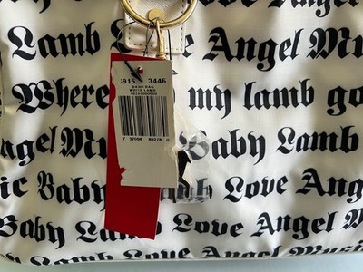 Gwen Stefani L.A.M.B. Lamb Lesportsac Band Bag White Lamb NEW RARE