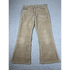 Levi's Vintage Big E White Tag 70s 80s Corduroy Bootcut Flare Jeans 34x29