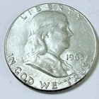 1963 Franklin Half Dollar - 90% Silver - Circulated Coin #6634