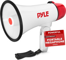 20W Megaphone Bullhorn - 5.4'' X 8.6'' Portable Megaphone, Projection Range up t