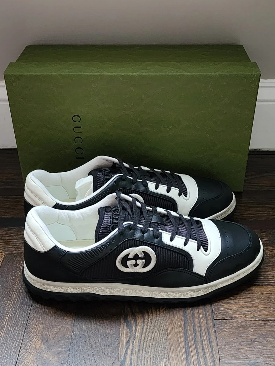 $1010 Brand New Gucci MAC80 Men\'s Sneaker Black Sz G 11.5 US 12.5 GUCCI MEN main image 4