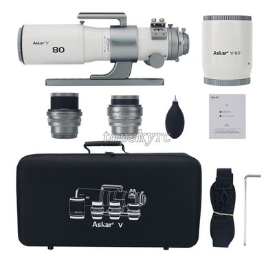Askar V Astronomical Telescope 60/80mm Double Objective Lens w/Reducer/Extender