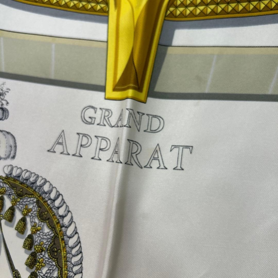 HERMES Scarf Carre 90 Silk Square "Grand Apparat" Multicolor 147060K Authentic thumbnail 9