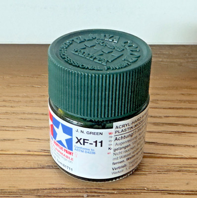 Tamiya Color 10ml Acrylic Paint XF11 Drak Green Acrylfarben XF-11 Navy Grün matt