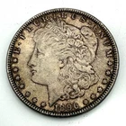 1886 Philadelphia Morgan Silver Dollar All Natural Toning
