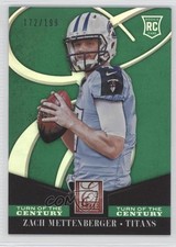 2014 Panini Elite Rookie Turn of the Century 172/199 Zach Mettenberger #199 z6b