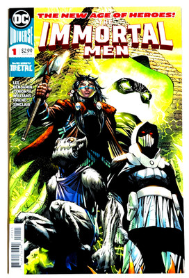 IMMORTAL MEN #1 CVR A JIM LEE & SCOTT WILLIAMS VERTICAL FOLDOUT 2018 DC NM