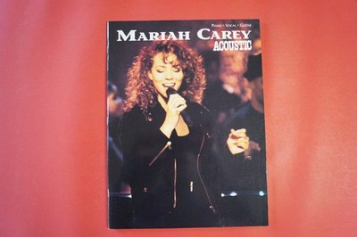 Mariah Carey - Acoustic .Songbook Notenbuch .Piano Vocal Guitar PVG