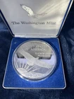 1998 4oz .99  Silver Washington Mint Giant Quarter-Pound Eagle With COA :