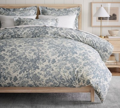 HOT DEAL - Pottery Barn Sorrel Toile Duvet Cover, 100% Cotton (US STOCK)