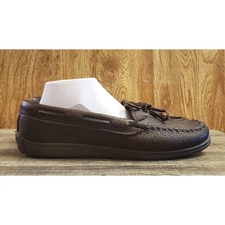 Minnetonka Moosehide Classic Moccasins Men's Size 11 Brown