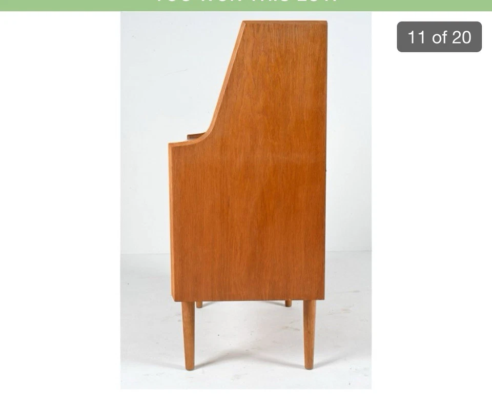 Danish Mid Century Modern Cabinet/ Desk - Image 3 of 4