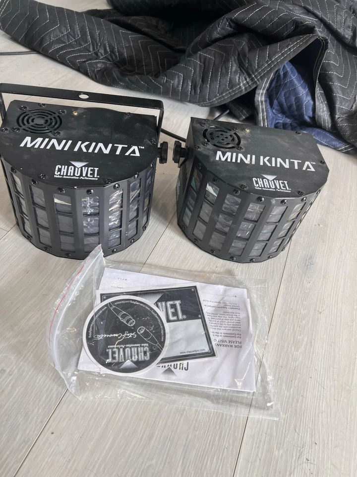 2 X Chauvet Mini Kinta LED Multi-effect Light Fixture DMX Control - Image 3 of 3