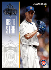 2003 Donruss Champions Juan Cruz #49 Chicago Cubs Rising Star MLB Baseball