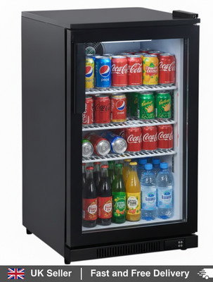 OLI Back Bar Cooler Single Glastür Getränkekühlschrank - Flaschenkühler Bar Kühlschrank