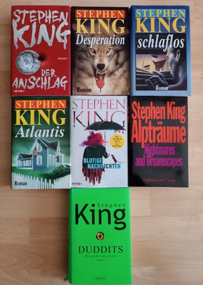 Stephen King versch. Bücher z.B. Der Anschlag, Duddits, Schlaflos u.a.