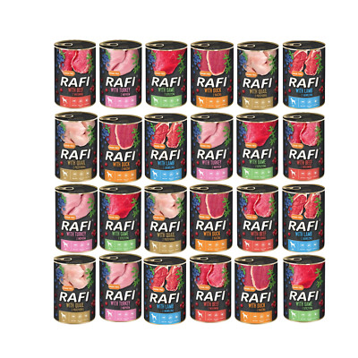 30 x 800 g Dolina Noteci Rafi Nass MIX für adulte Hunde alle Rassen ...