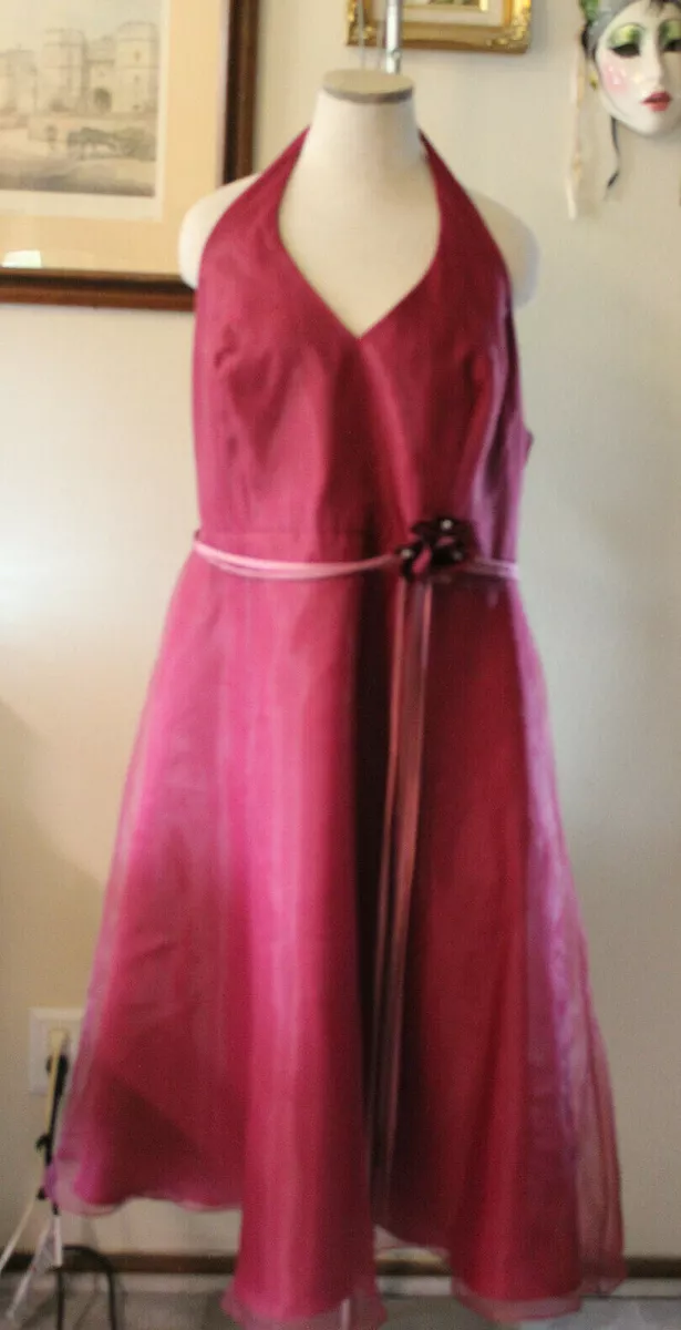 David's bridal clearance maroon bridesmaid dresses