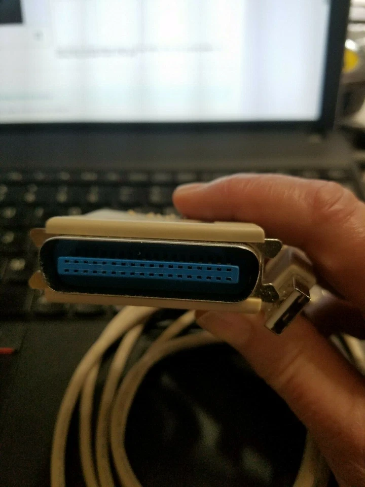 DYNEX USB TO PARALLEL CONVERTER CABLE ITEM #:DX UBPC  - Image 2 of 2