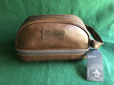 Penguin by CLUBHAUS Munsingwear サイズL 中古 Penguin By Munsingwear Mens Shave/travel Kit Brown | eBay