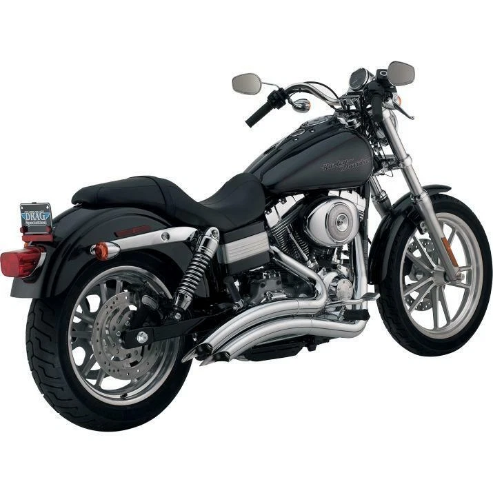 Vance & Hines Chrome Big Radius 2-in-2 Exhaust 2006-10 Big Dog Mastiff/K9 26037