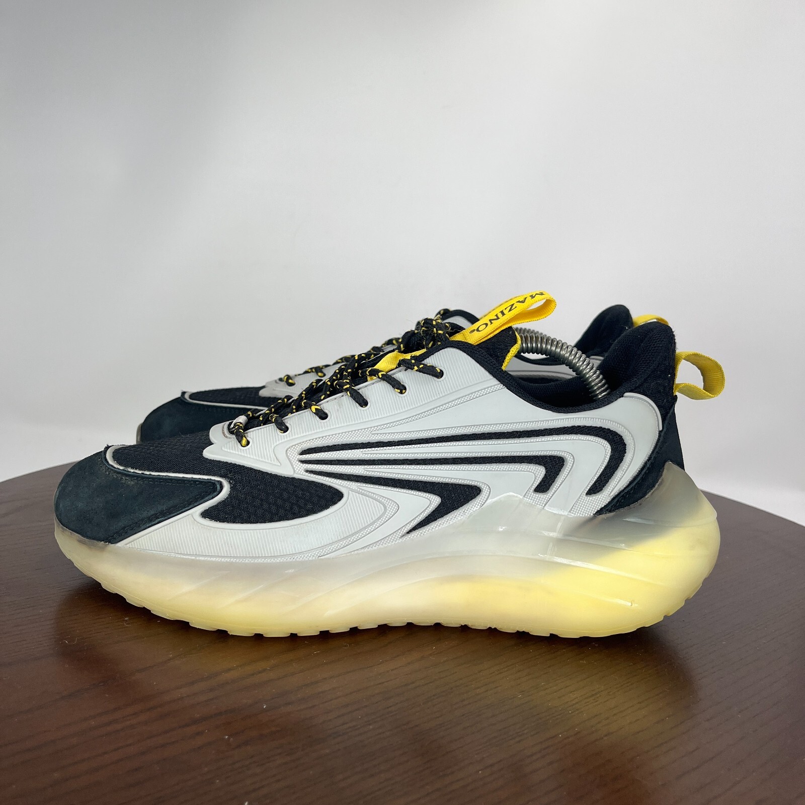 SAOLA Scarpe Mazino Krypton uomo 9 e 10 grigio nero stringate sneakers corsa atletica