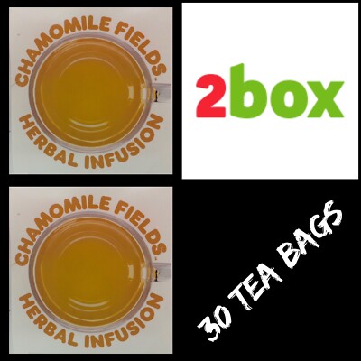 Dunkin Donuts Chamomile Fields Herbal Infusion Tea 2 BOX Total 30 tea bags
