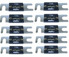 Scosche EFX175 Amp Anl Fuse Platinum Plated 10 Pack