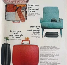 1964 Samsonite Silhouette Jetpak Luggage Advertisement Travel Bags DWII19