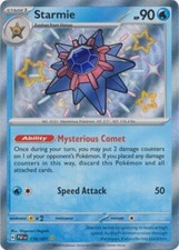 Starmie 119/091  Shiny Rare Paldean Fates Pokemon TCG