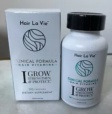 Hair La Vie Clinical Hair Growth Vitamins, Biotin, Collagen, Saw Palmetto, 90 Ct
