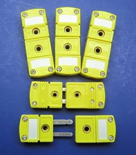 Premium Mini K-Type Thermocouple Connector Wire Cable Plug - 5 Sets Male Female