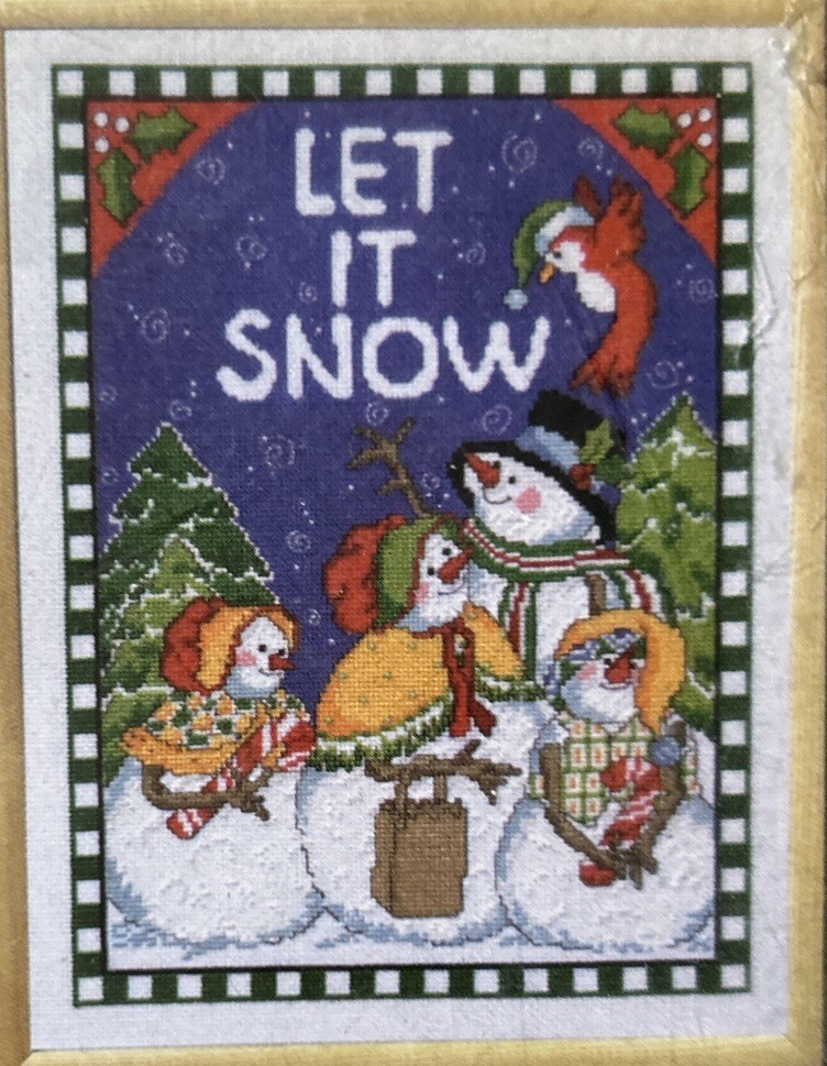 Kit 67-13 Vtg Snowman Family Winter Fun