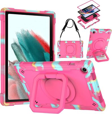 Samsung Galaxy Tab A8 Case 10.5'' Rotating Shockproof Carry Cover X200/X205/X207