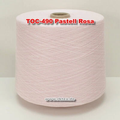 490 Pastell Rosa TVU Ocean Nm 30/2 Bw. Acryl Strickgarn Häkelgarn Garn Kone