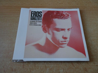 Single CD Eros Ramazzotti - Se bastasse una Canzone - 1990 - 3 Tracks