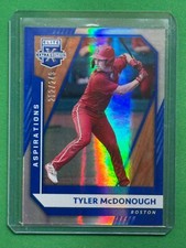 2021 Panini Elite Extra Edition Tyler McDonough #75 Blue Aspirations /249