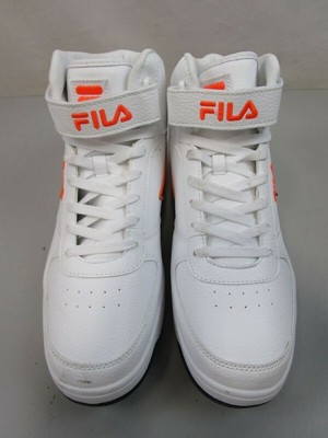 white fila high tops